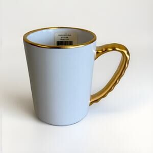 New w/ Tag Michael Wainwright Truro Gold Mug Porcelain Cup Replacement